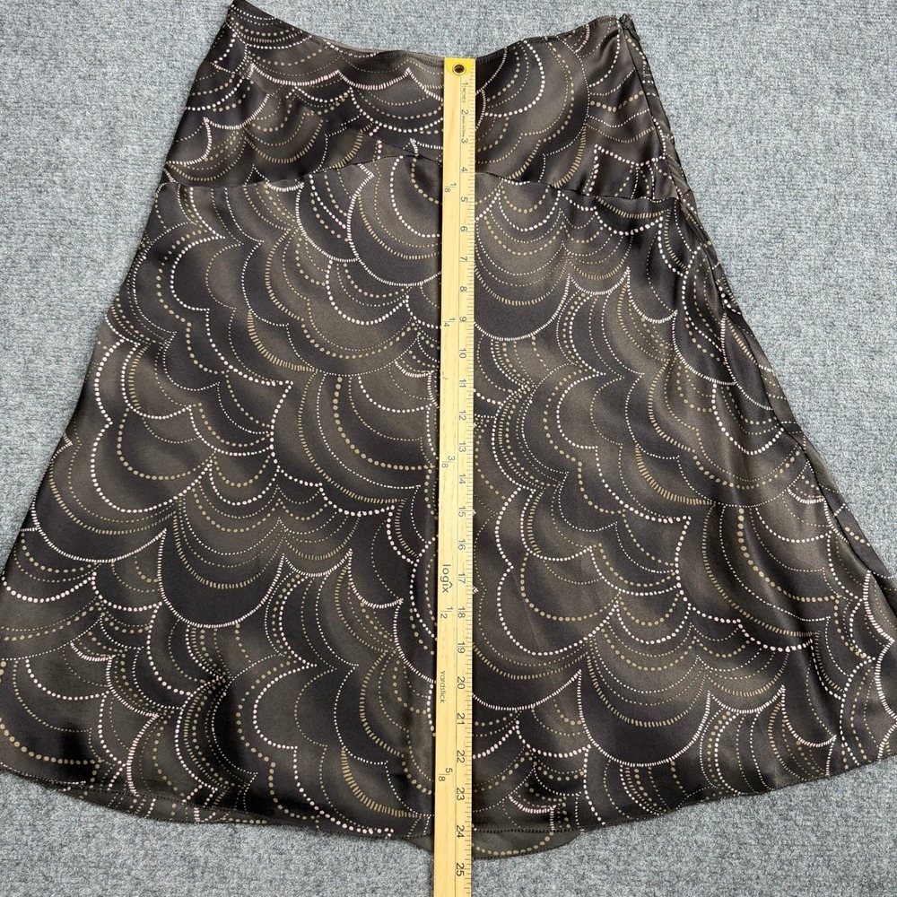 Vintage Nougat London 100% Silk Midi Skirt Whimsigoth 90s Fairygrunge Size Small - Picture 8 of 8